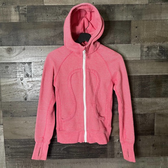 SOLD Lululemon Scuba Hoodie Wee Stripe 2 - Picture 1 of 3